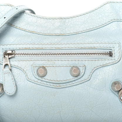 Balenciaga Agneau Giant 12 Silver Hardware Hip Bleu Dragee 12 of 16