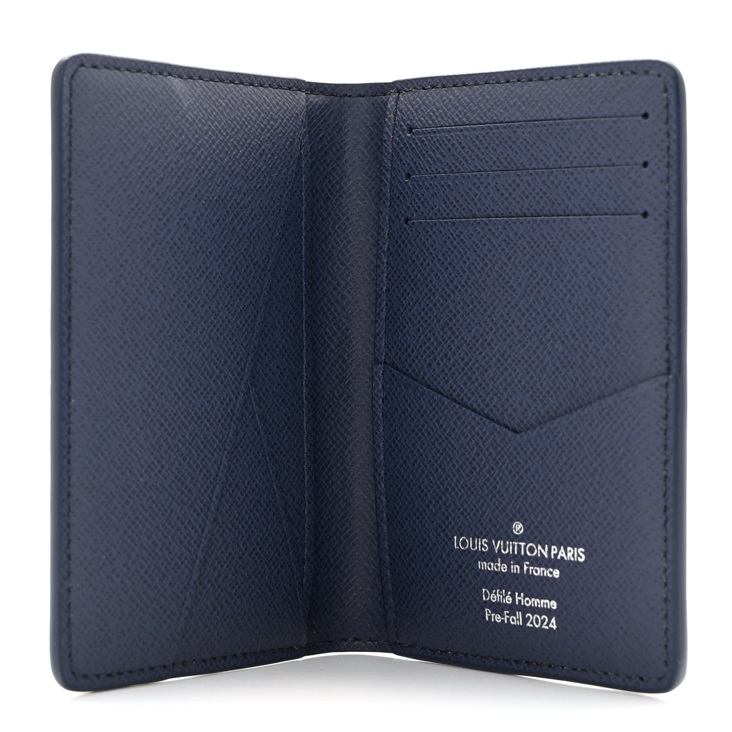 Damier Heritage Pocket Organizer Blue