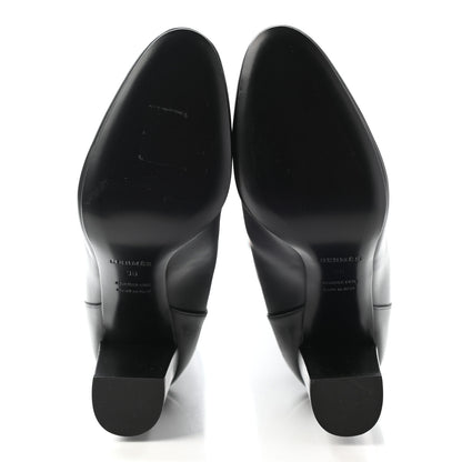Hermes Heritage Calfskin Story Boots 38 Black 5 of 11