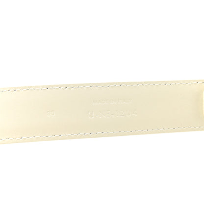 Celine Taurillon Triomphe Medium 25mm Belt 80 32 Rice 6 of 7