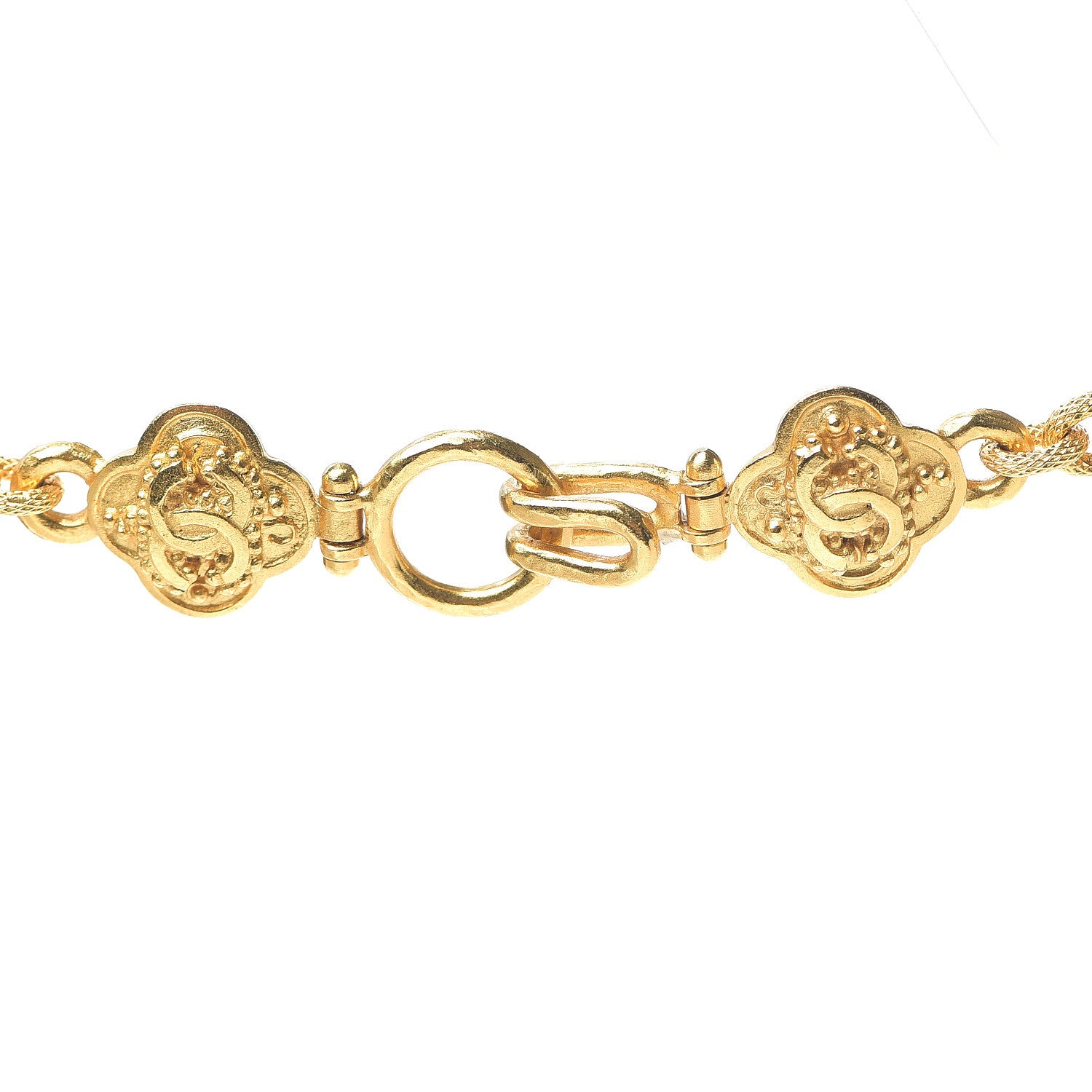 Chanel CC Chain Pendant Long Necklace Gold 4 of 5