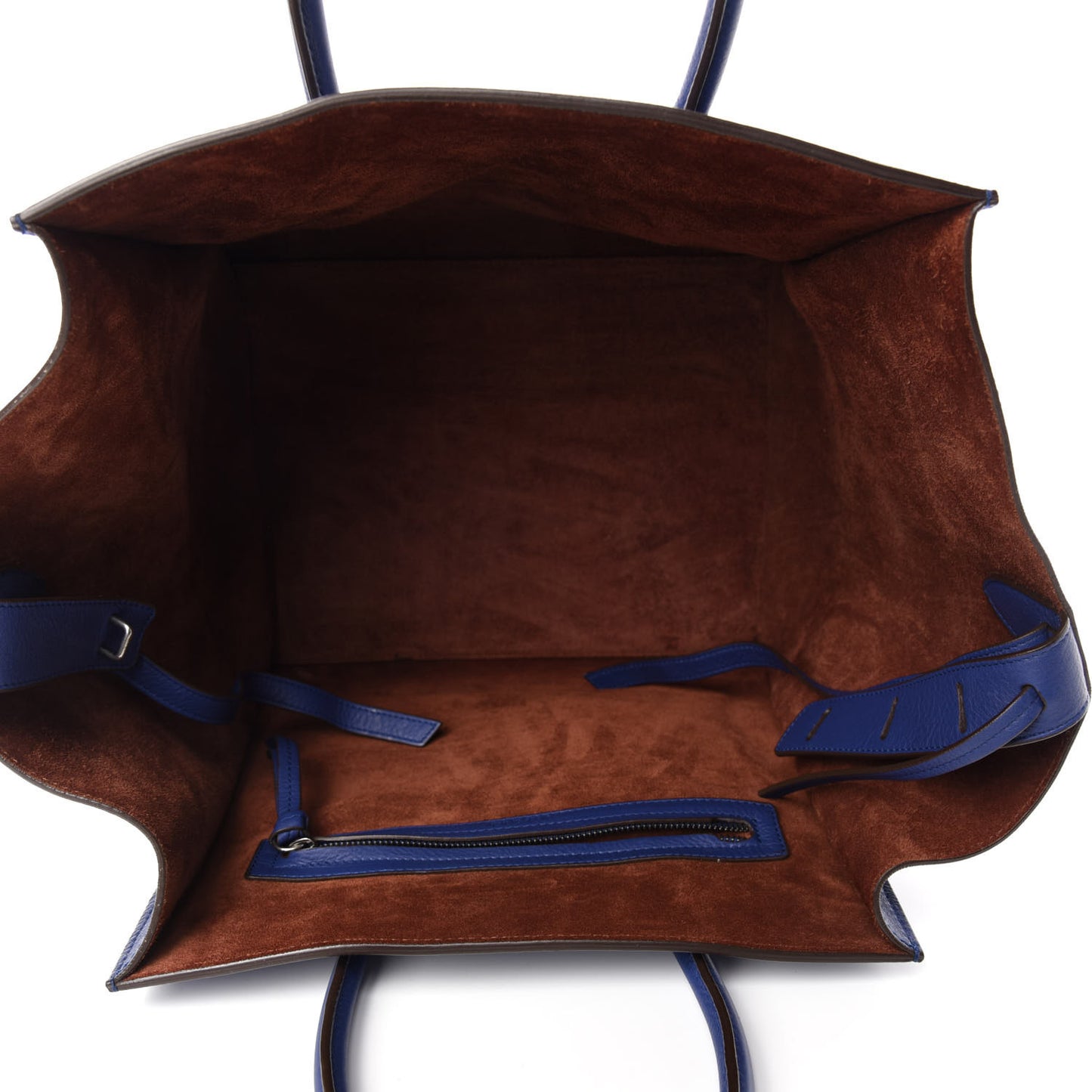 Supple Calfskin Medium Phantom Luggage Indigo