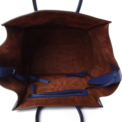 Celine Supple Calfskin Medium Phantom Luggage Indigo 5 of 10