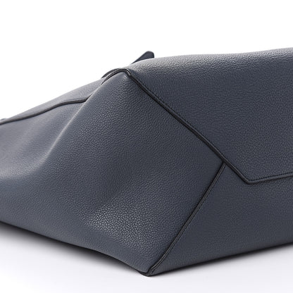 Celine Soft Grained Calfskin Small Belt Cabas Dark Sea 7 of 10