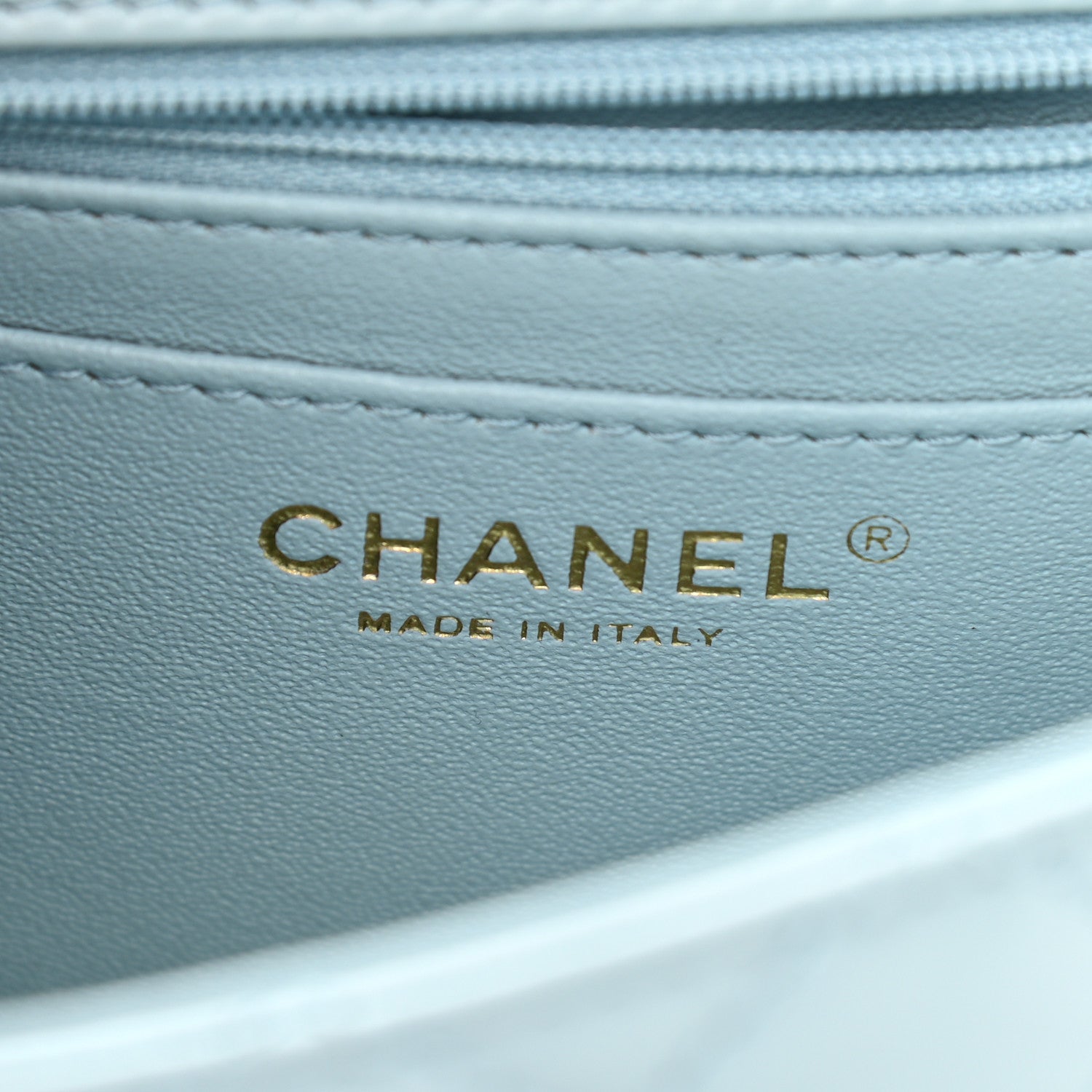 Chanel Aged Calfskin Quilted 2.55 Reissue Mini Flap Light Blue 6 of 10