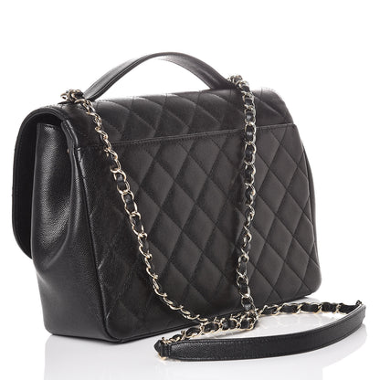 Chanel Caviar Quilted Large Business Affinity Flap Black 3 of 9
