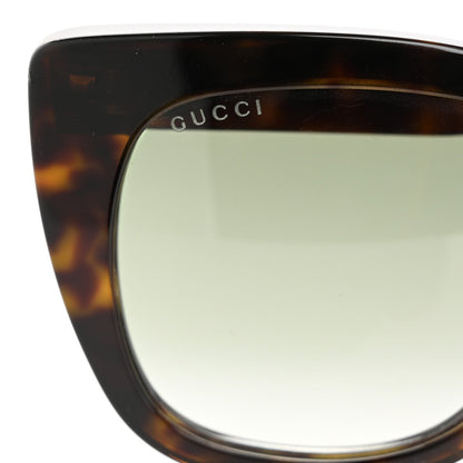 Gucci Cat Eye Sunglasses GG0163S Tortoise 7 of 8