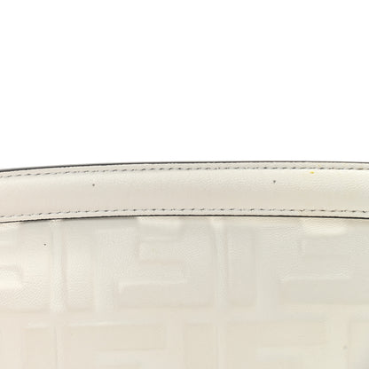 Fendi Nappa FF 1974 Embossed Baguette White 16 of 18
