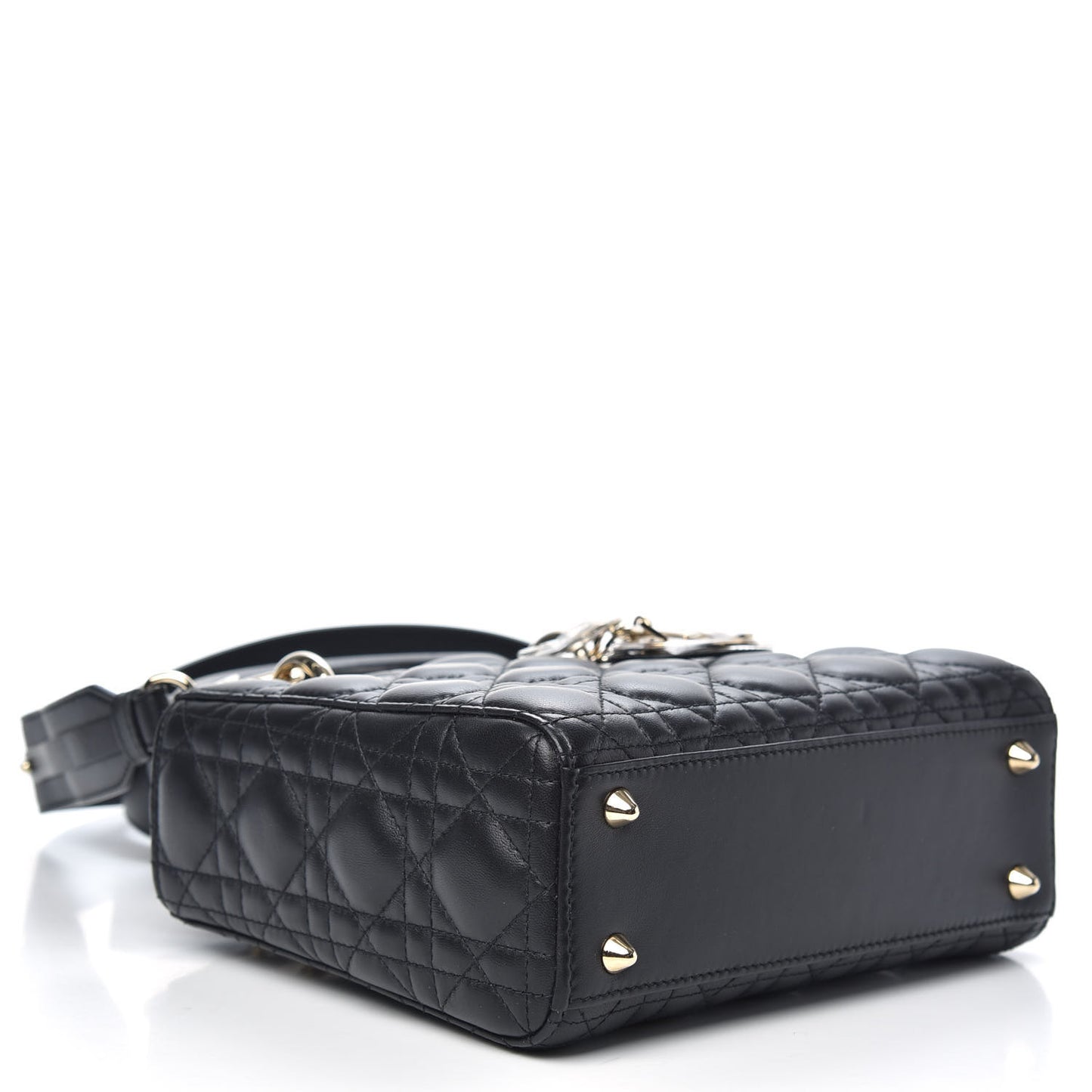 Lambskin Cannage Small My ABCDior Lady Dior Black