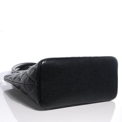 Chanel Caviar Quilted Medallion Tote Black 4 of 7