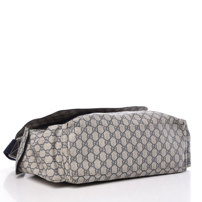 Gucci GG Plus Monogram Messenger Diaper Bag Navy 5 of 17