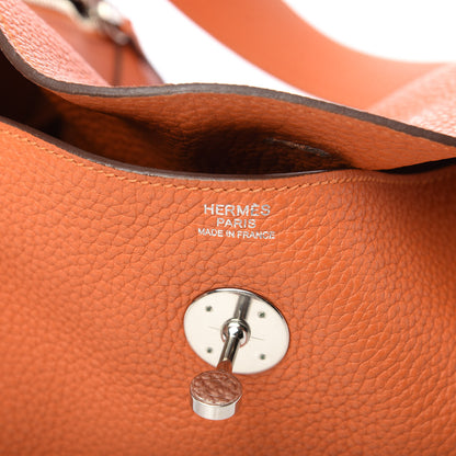 Hermes Taurillon Clemence Lindy 30 Feu 6 of 15