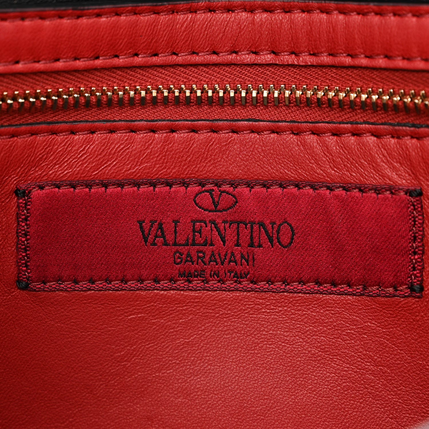 Valentino Garavani Metallic Nappa Rockstud Spike Wallet on Chain Mekong 6 of 11