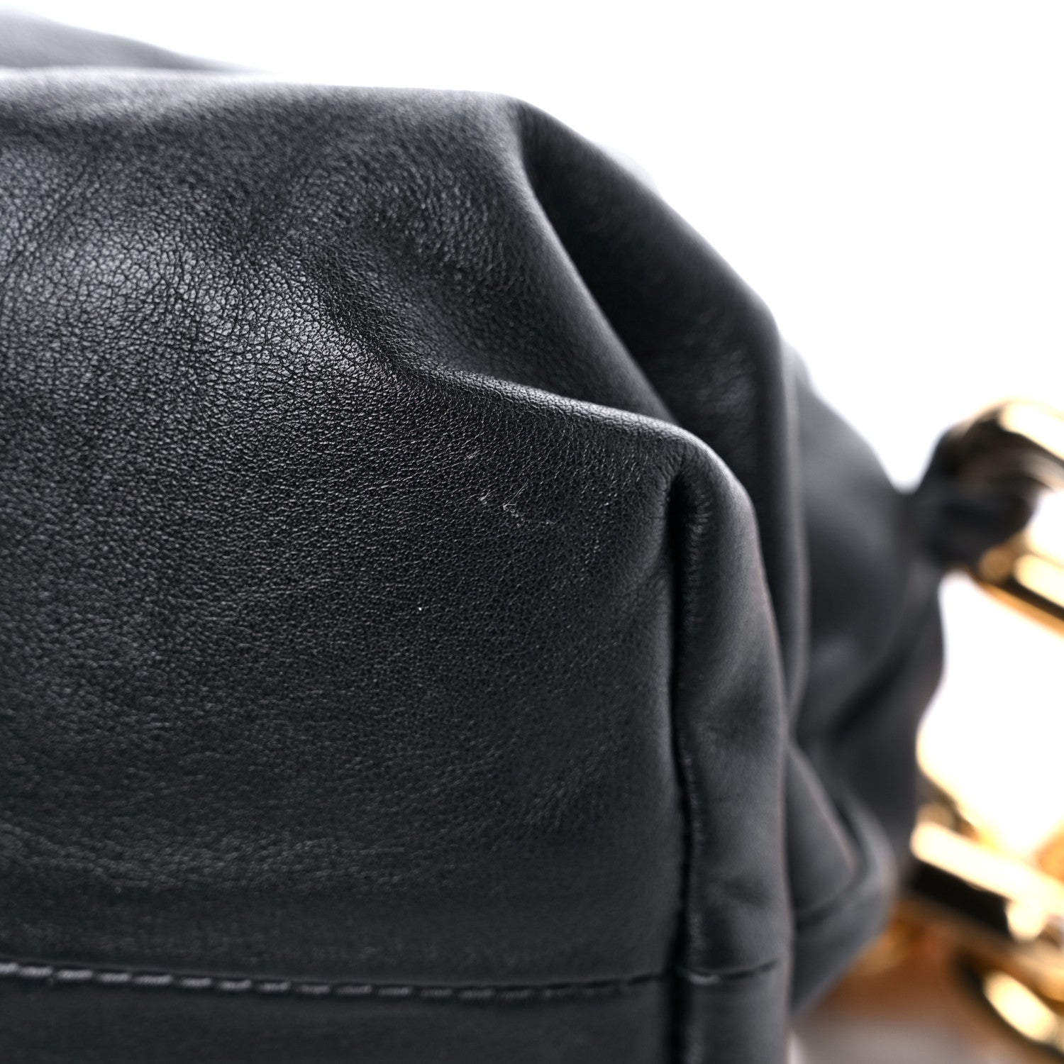 Bottega Veneta Calfskin The Pouch Chain Black 11 of 13