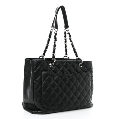 Chanel Caviar Quilted Grand Shopping Tote GST Black 3 of 11