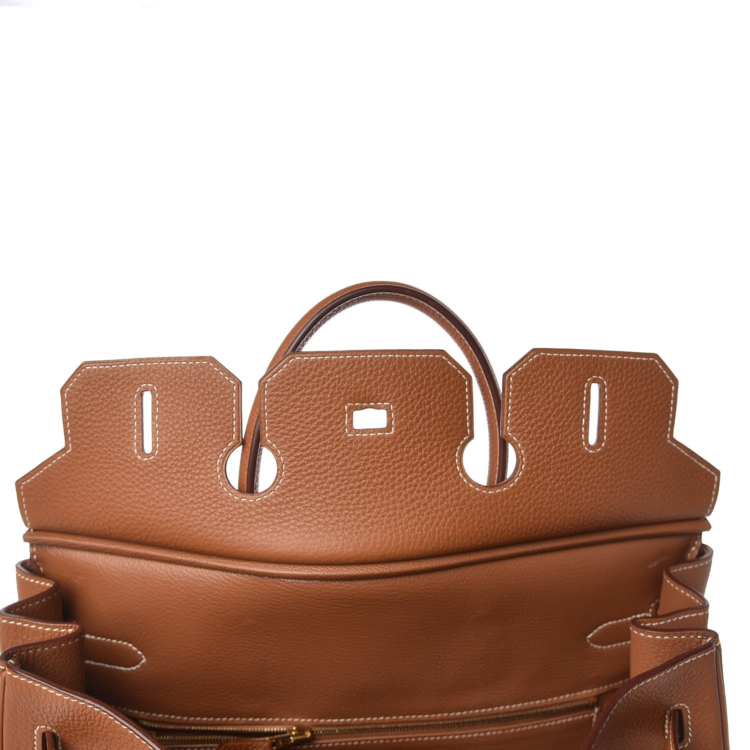Hermes Taurillon Clemence Birkin 35 Gold 26 of 32