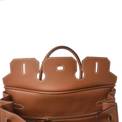 Hermes Taurillon Clemence Birkin 35 Gold 26 of 32