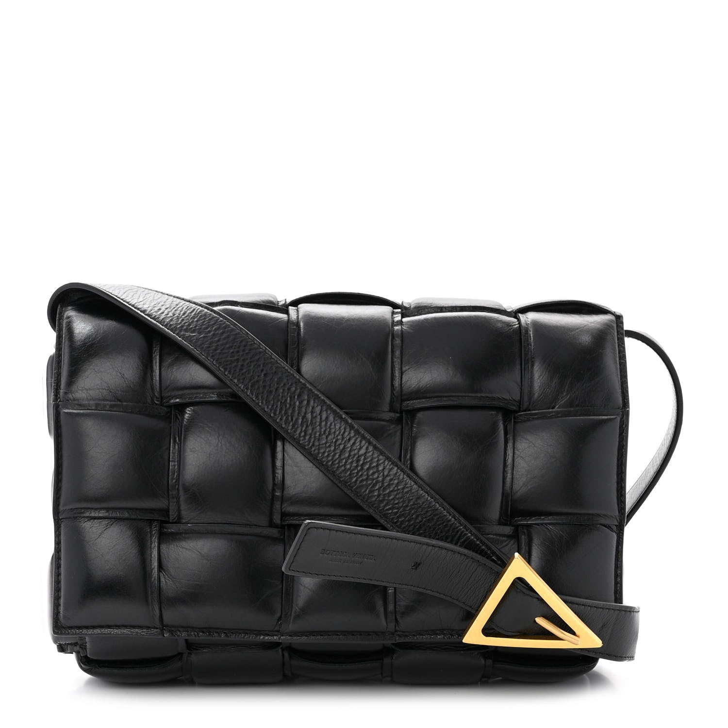 Bottega Veneta Nappa Maxi Intreccio Padded Cassette Crossbody Bag Black 1 of 11