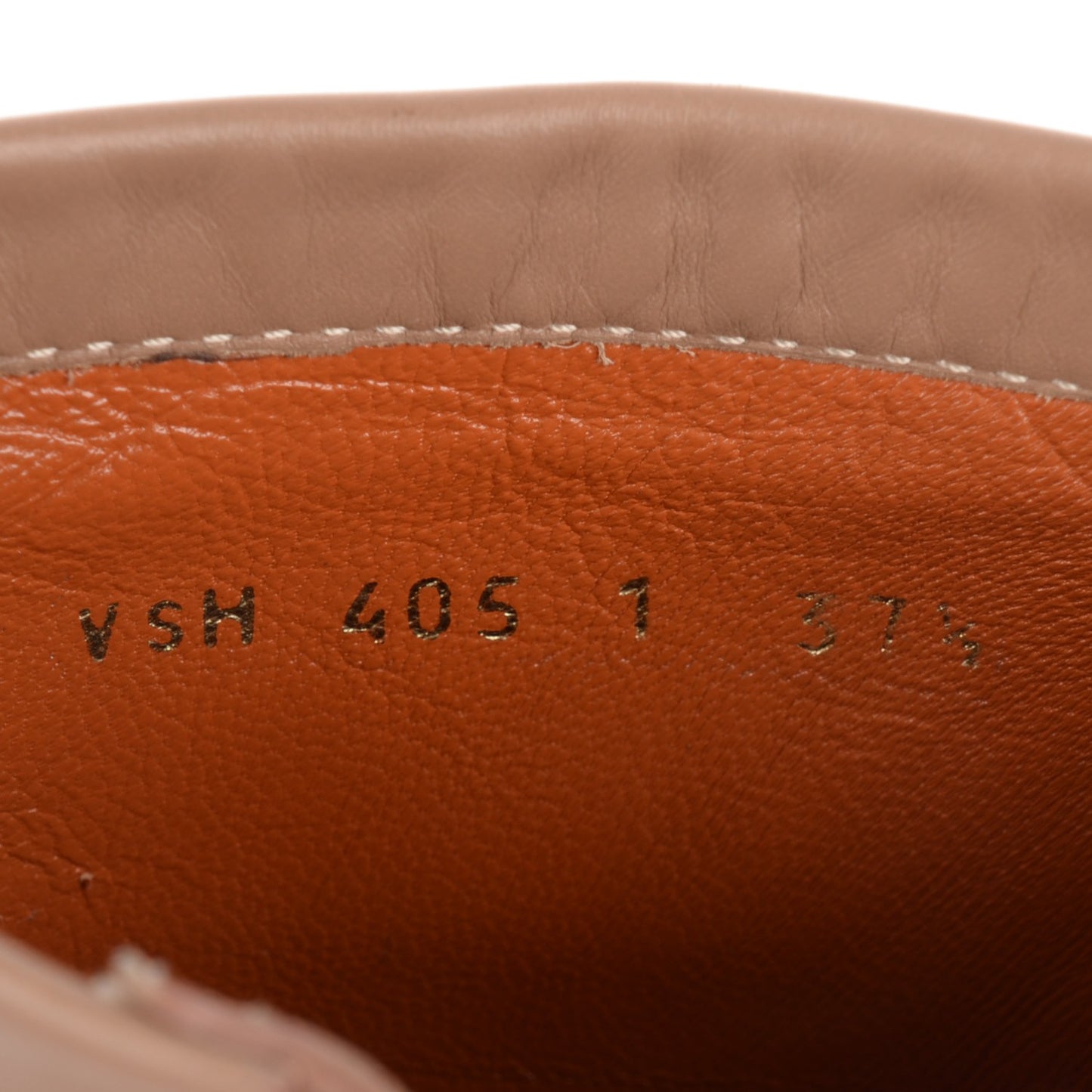 Calfskin Lock Studded 30mm Biker Boots 37.5 Alpaca