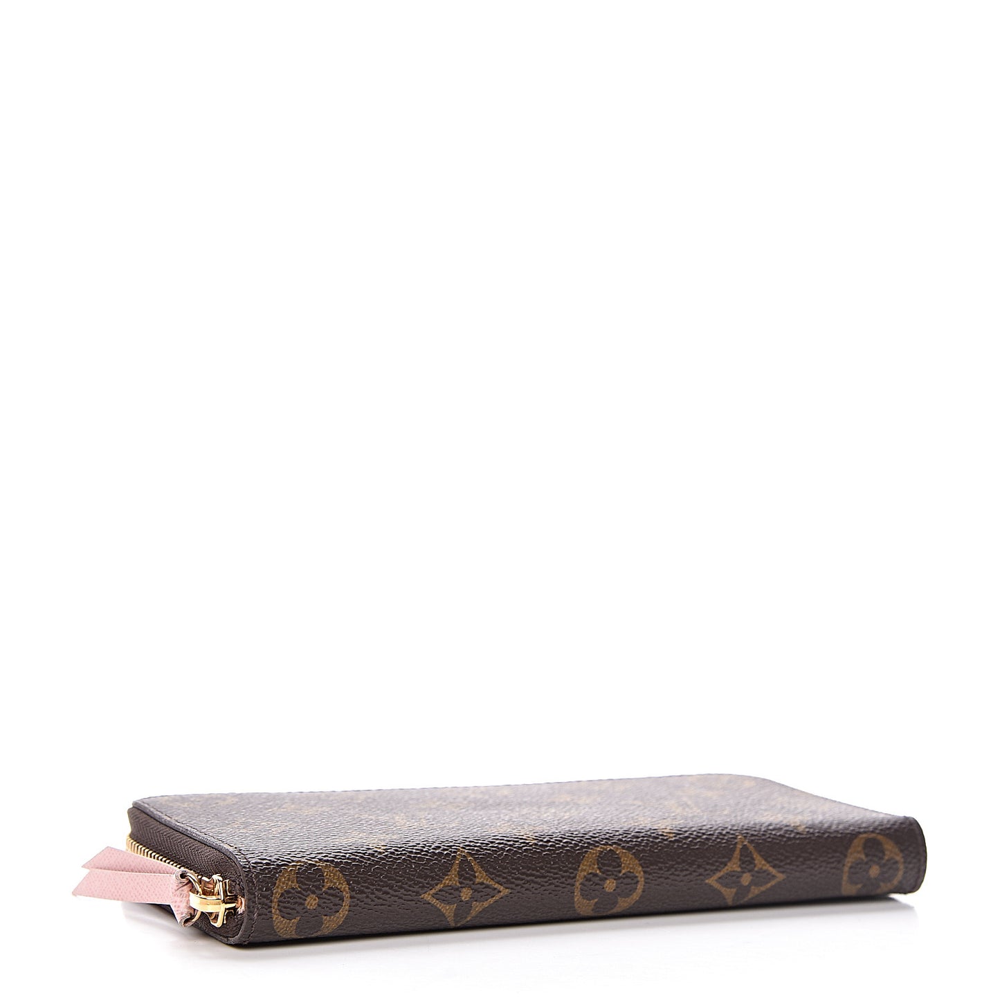 Monogram Clemence Wallet Rose Ballerine