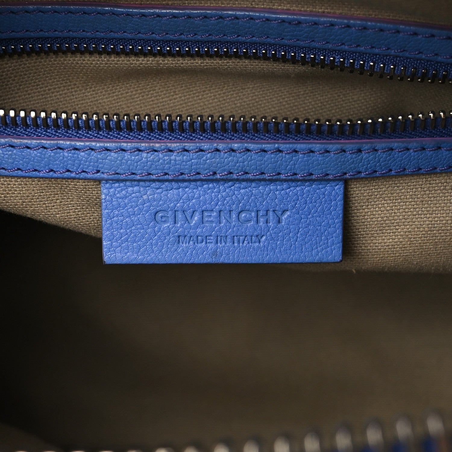 Givenchy Sugar Goatskin Small Antigona Blue 5 of 13