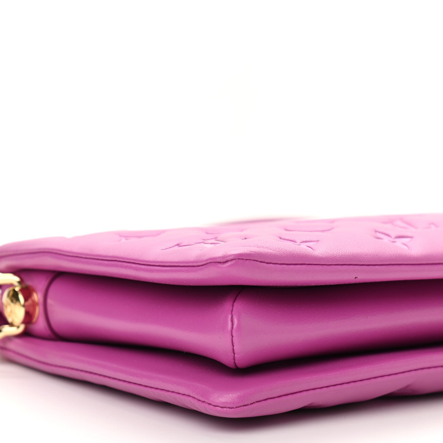Louis Vuitton Lambskin Embossed Monogram Coussin BB Orchid 8 of 10