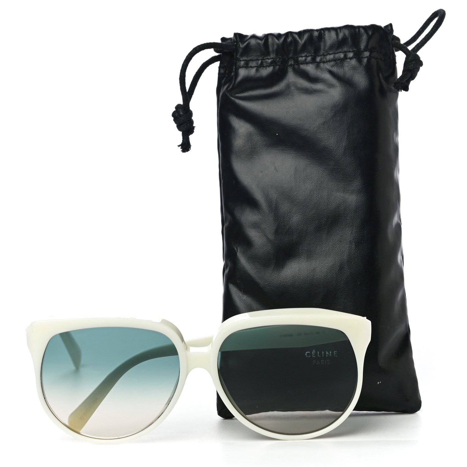 Celine Acetate Oversized Sunglasses CL400481 White 7 of 7