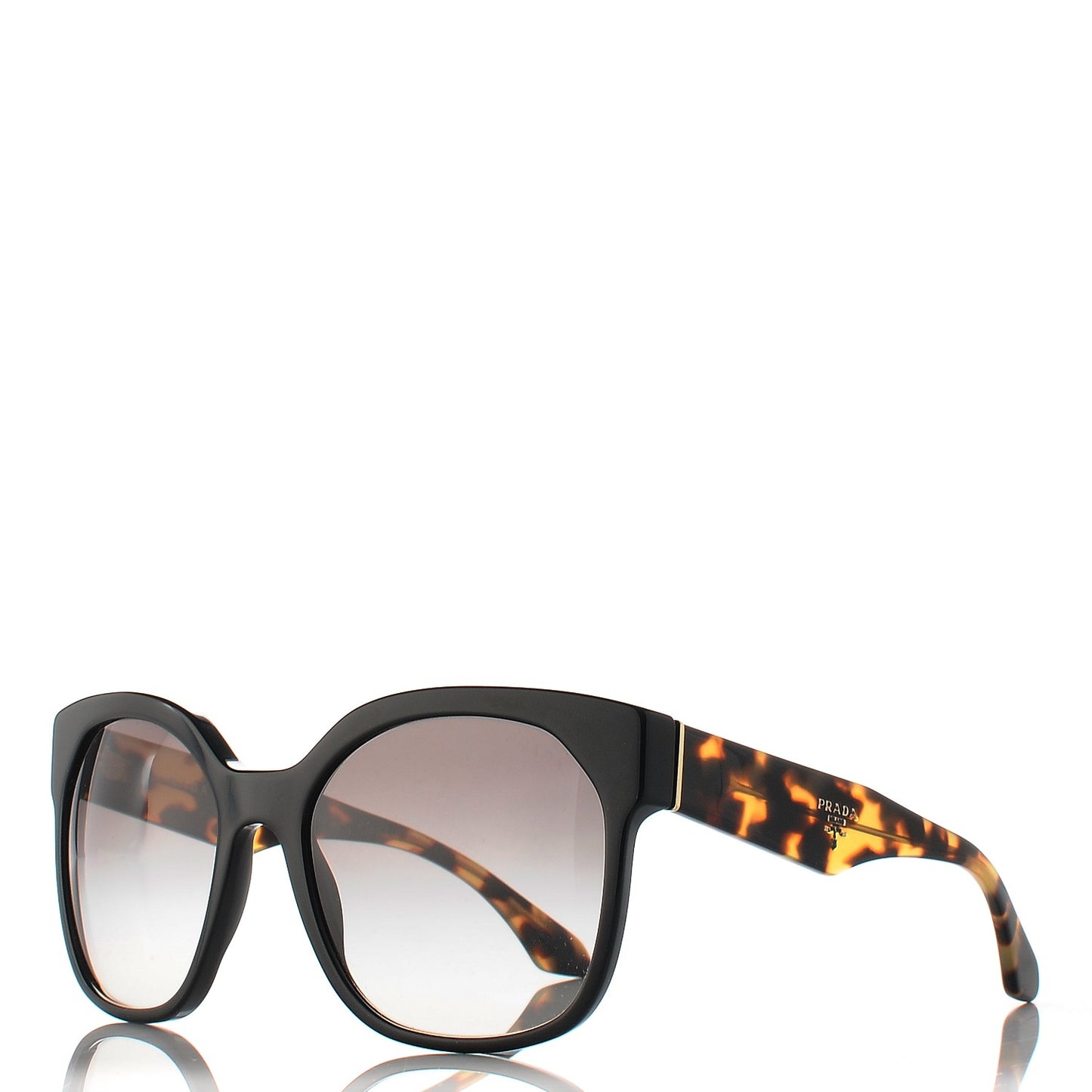 Acetate Sunglasses SPR 10R Black Tortoise