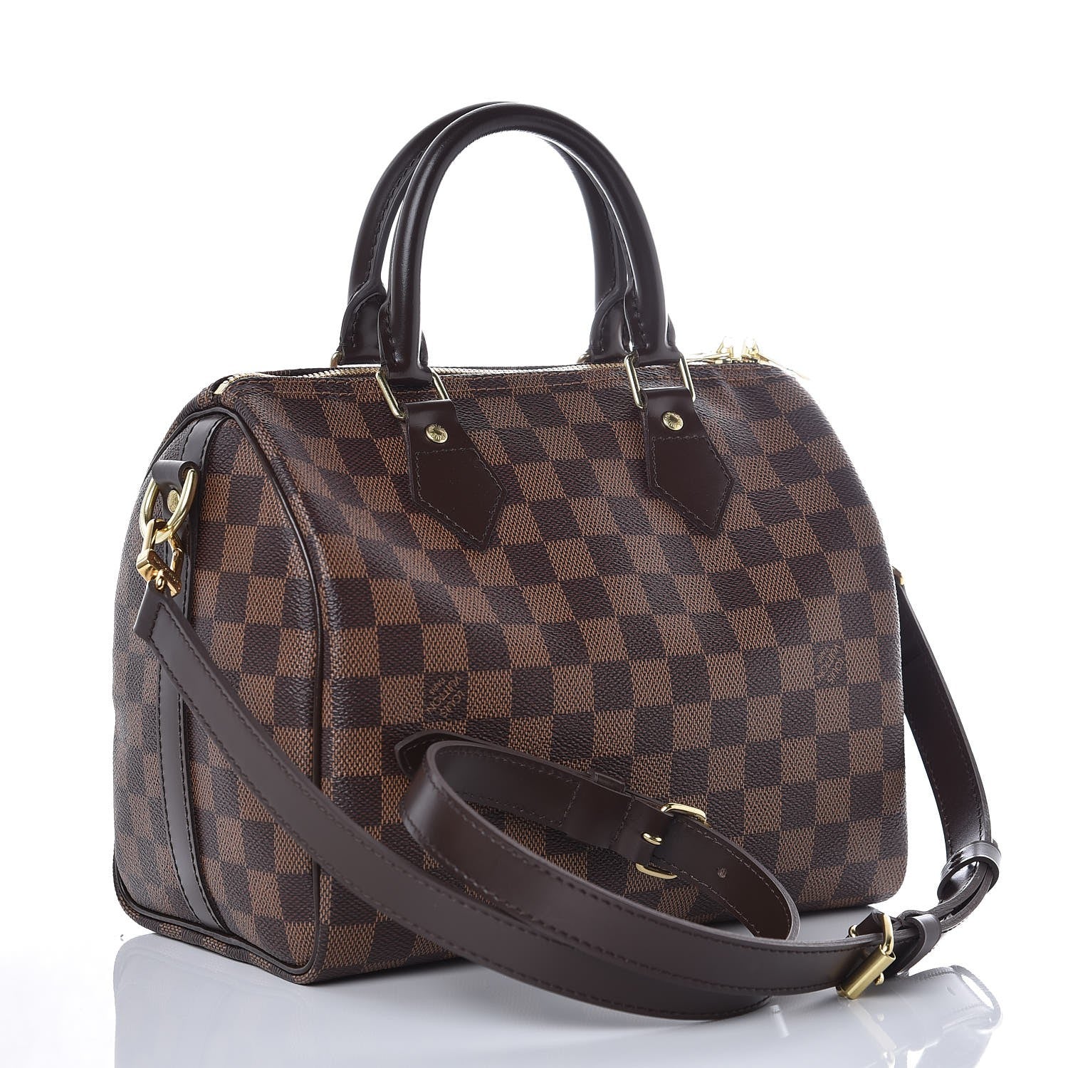 Louis Vuitton Damier Ebene Speedy Bandouliere 25 4 of 8
