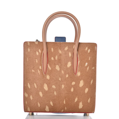 Christian Louboutin Calfskin Pony Hair Small Paloma Espadon Gold 1 of 24