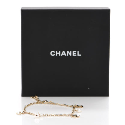 Chanel Pearl CC Chain Anklet Gold 5 of 5