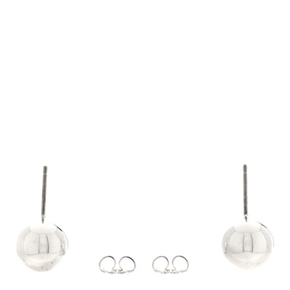 Tiffany Sterling Silver 10mm HardWear Ball Earrings 3 of 4