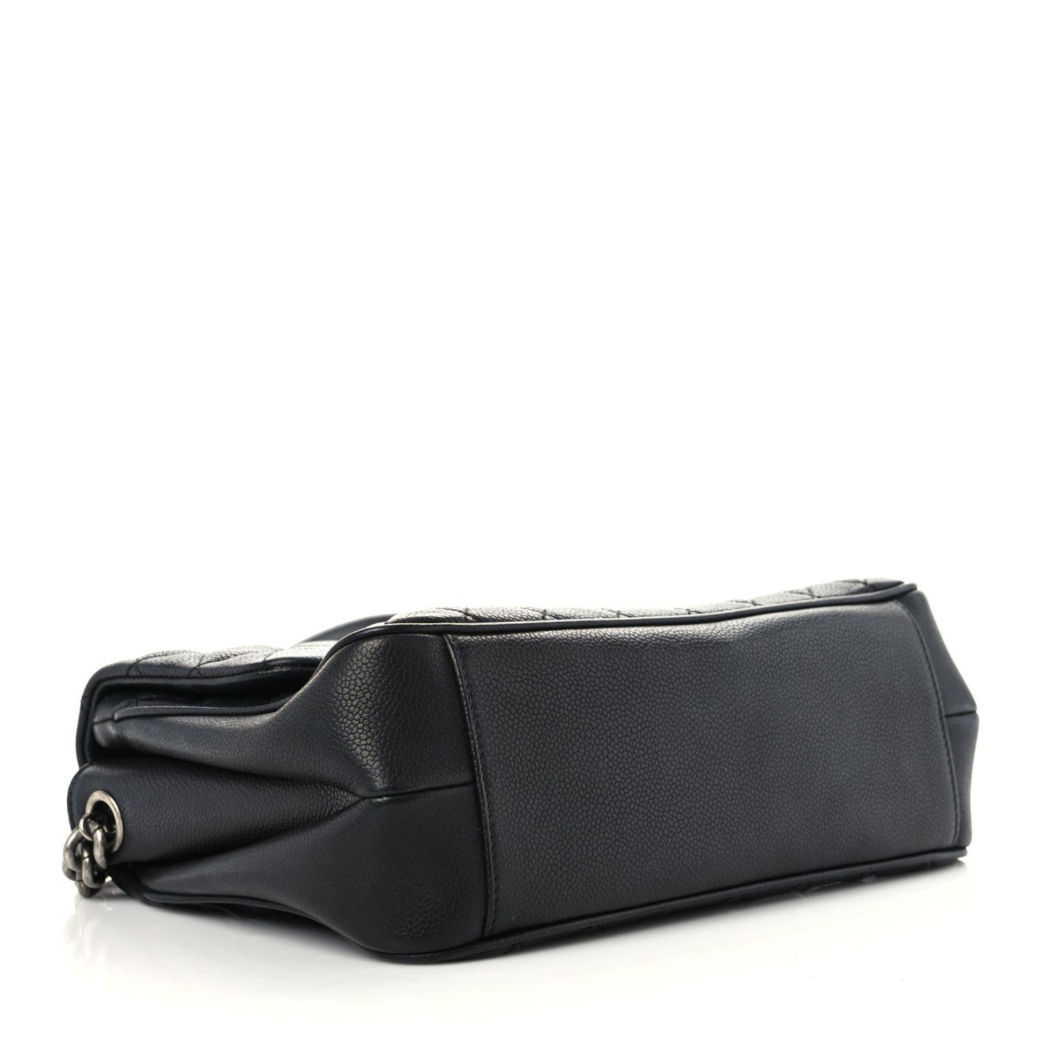 Chanel Caviar Quilted Medium Rock In Rome Single Flap Black 4 of 21
