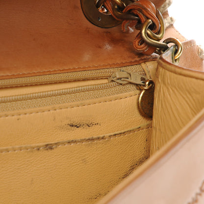 Chanel Calfskin Embossed XL Jumbo Flap Natural 11 of 20