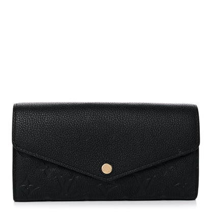 Louis Vuitton Empreinte Sarah Wallet NM Black 1 of 11