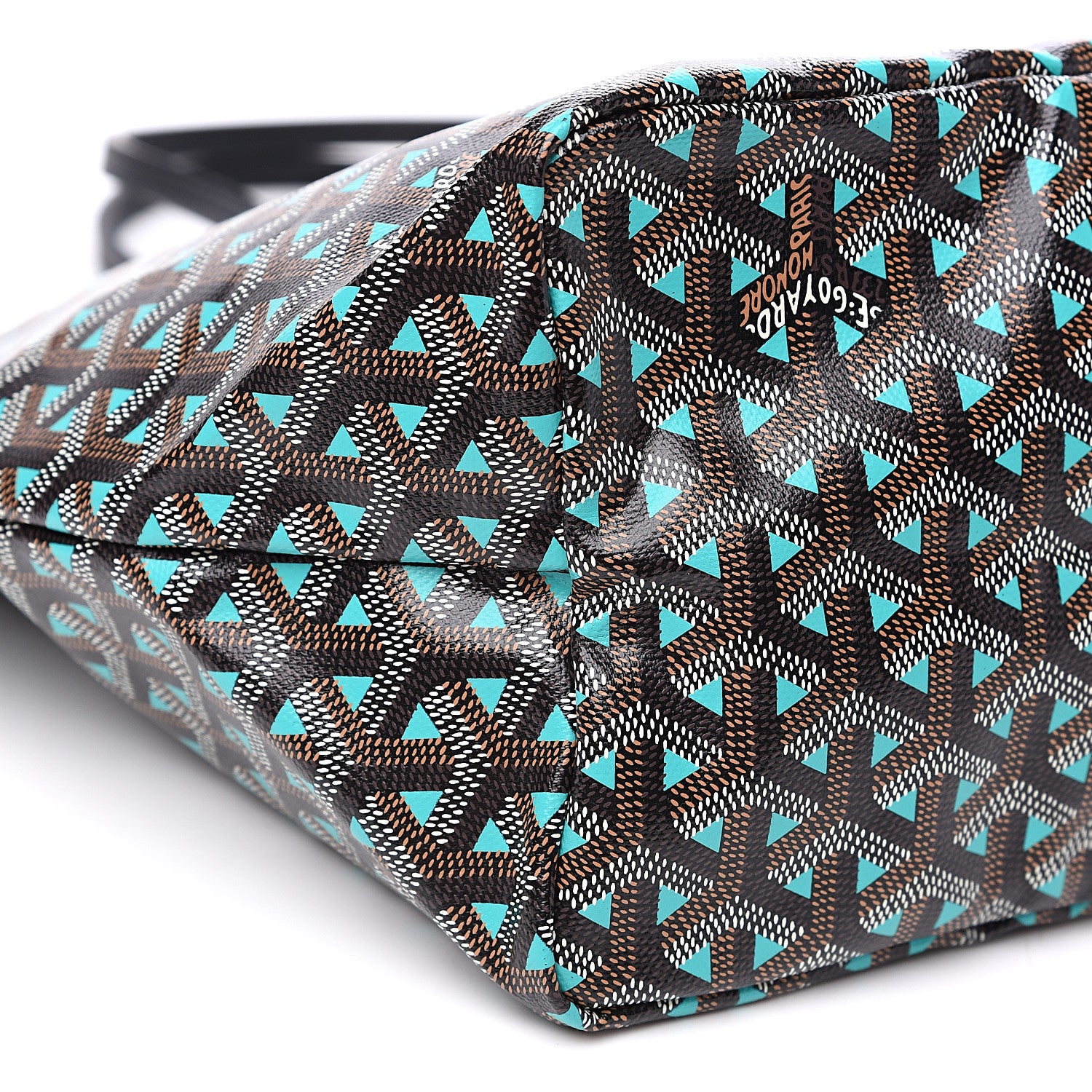 Goyard Goyardine Saint Louis Claire Voie PM Black Blue 7 of 8