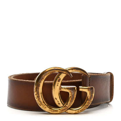 Gucci Faded Calfskin Double G 40mm Belt 90 36 Cuir 1 of 5