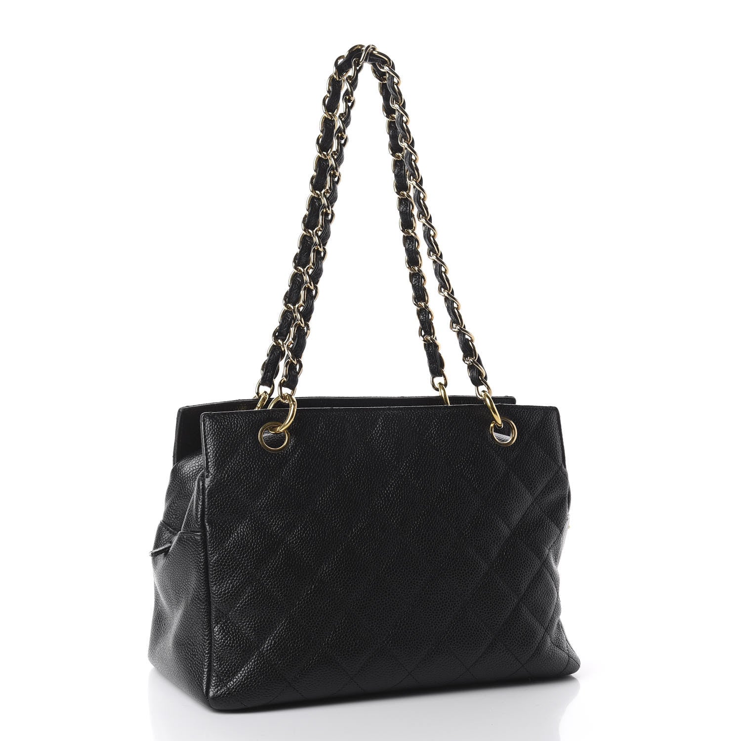 Chanel Caviar Quilted Petit Timeless Tote PTT Black 2 of 9