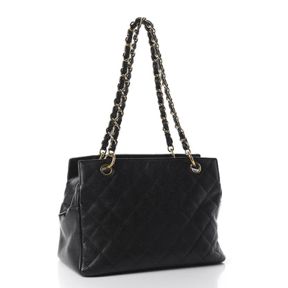 Chanel Caviar Quilted Petit Timeless Tote PTT Black 2 of 9