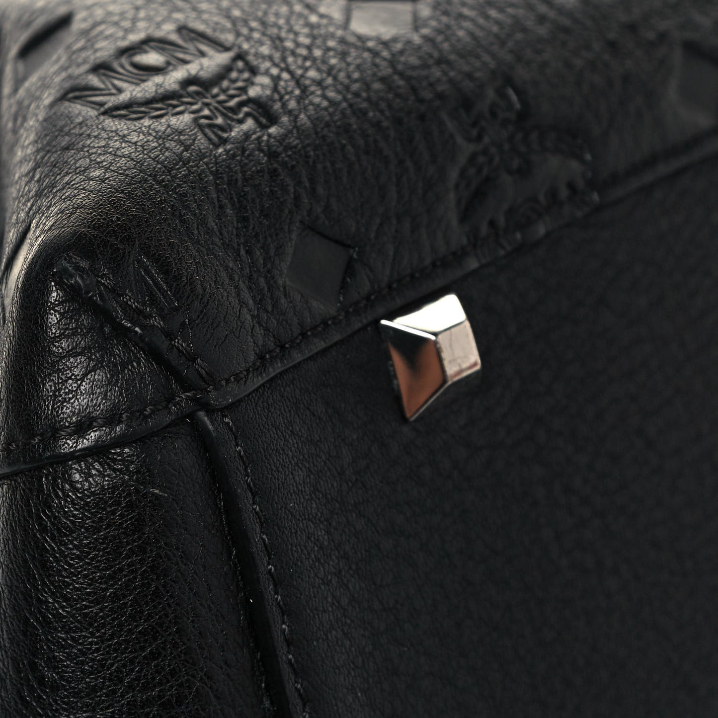 Calfskin Ottomar Monogram Large Essential Tote Black