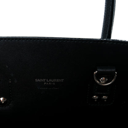 Saint Laurent Grained Calfskin Baby Sac De Jour Black 10 of 21