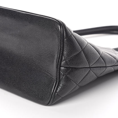 Chanel Caviar Quilted Medallion Tote Black 6 of 10