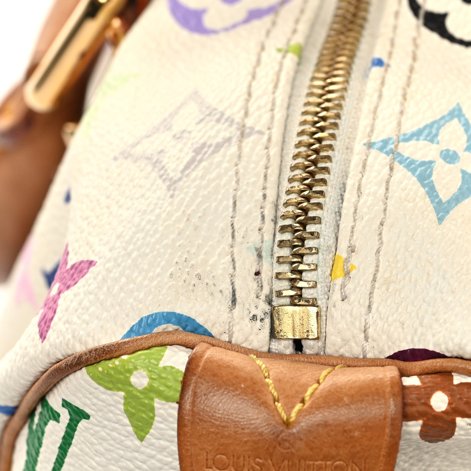 Louis Vuitton Monogram Multicolor Speedy 30 White 16 of 16