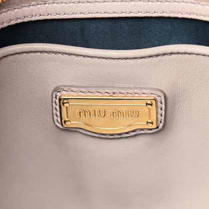 Miu Miu Nappa Matelasse Coffer Hobo Cammeo 5 of 8