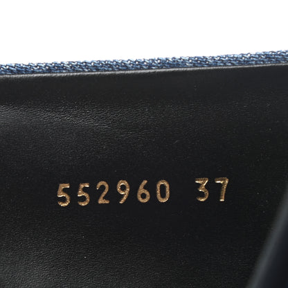 Balenciaga Denim BB Pointy Toe Ankle Booties 37 Light Bleu 8 of 9