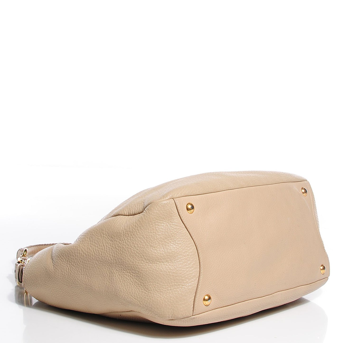 Vitello Daino Side Pocket Hobo Sabbia