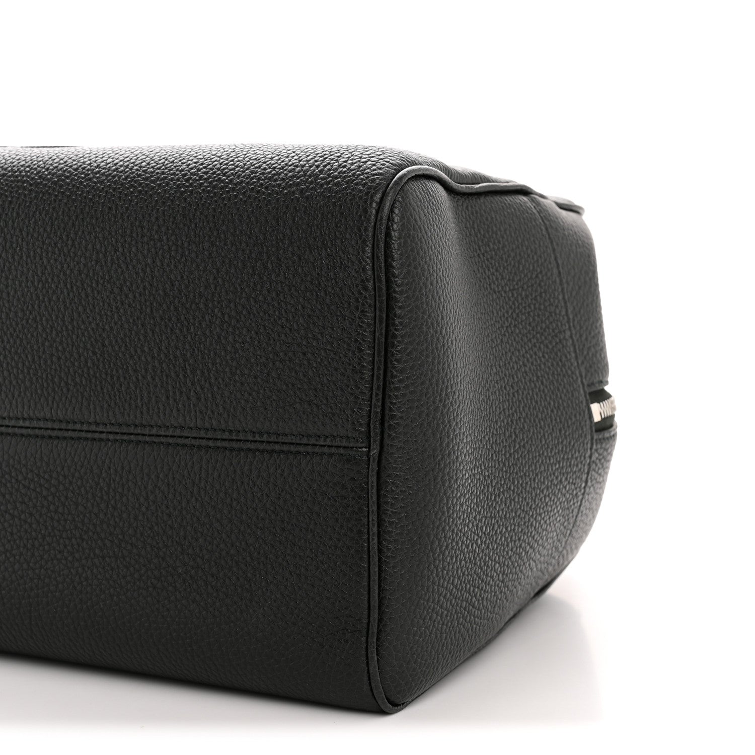 Celine Grained Calfskin Duffle Bag Night Green 10 of 11