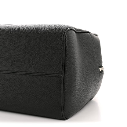 Celine Grained Calfskin Duffle Bag Night Green 10 of 11