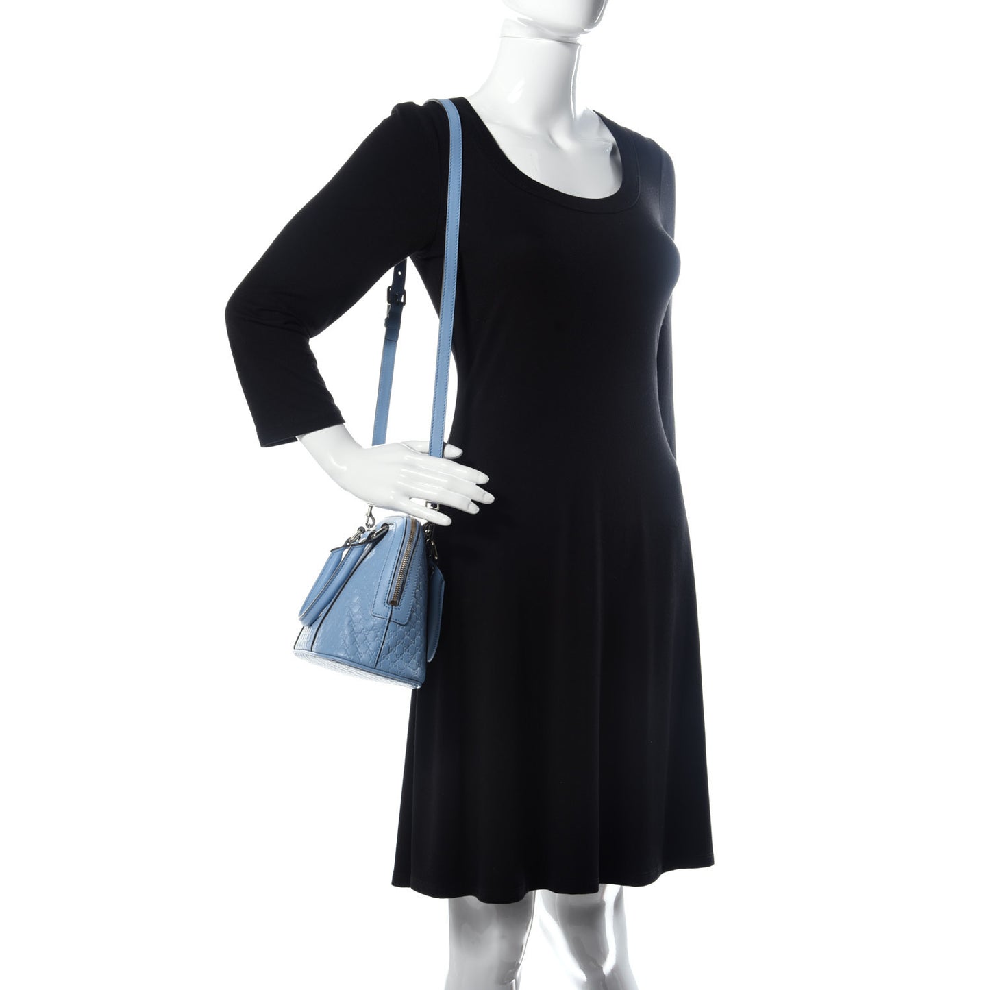 Microguccissima Mini Dome Bag Mineral Blue
