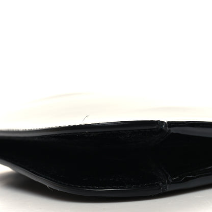 Saint Laurent Patent Calfskin Sadie Shoulder Bag Black 8 of 10